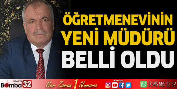 Öğretmenevinin yeni müdürü belli oldu