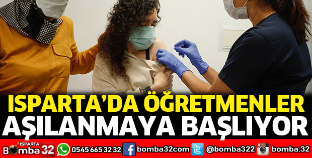 Öğretmenler aşılanıyor