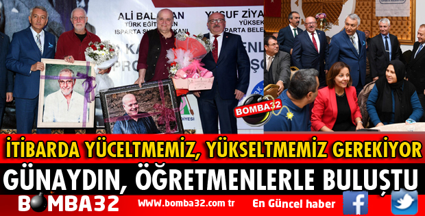 ÖĞRETMENLERİMİZİ İTİBARDA YÜCELTMEMİZ YÜKSELTMEMİZ GEREKİYOR