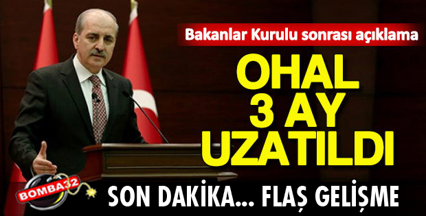 OHAL 3 AY DAHA UZATILDI