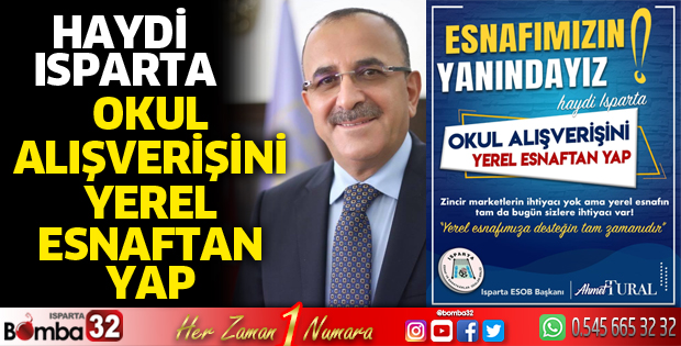 Okul alışverişlerini yerel esnaftan yap
