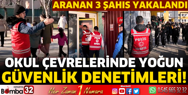 Okul çevrelerinde yoğun güvenlik denetimleri!