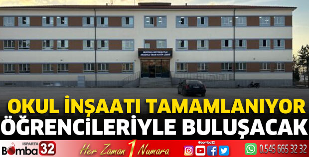 Okul inşaatı tamamlanıyor