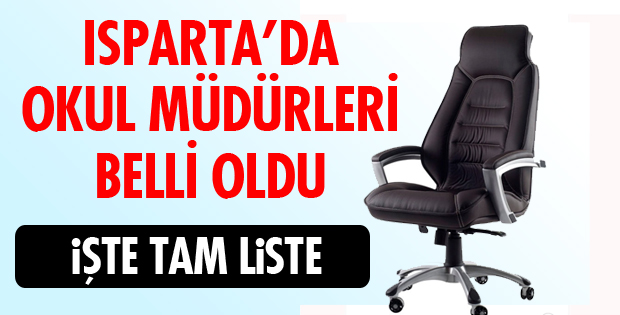OKUL MÜDÜRLERİ DEĞİŞTİ!