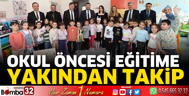 Okul öncesi eğitime yakından takip