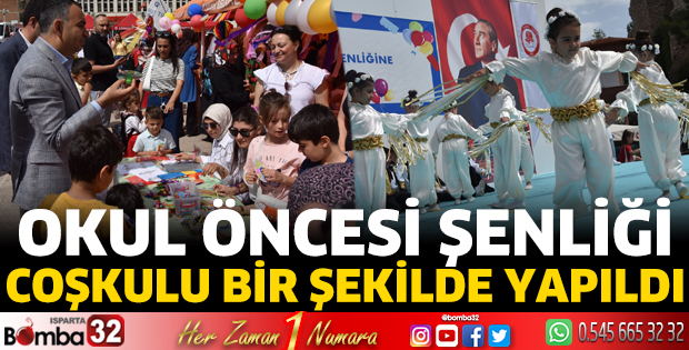 Okul Öncesi Şenliği coşkulu bir şekilde yapıldı