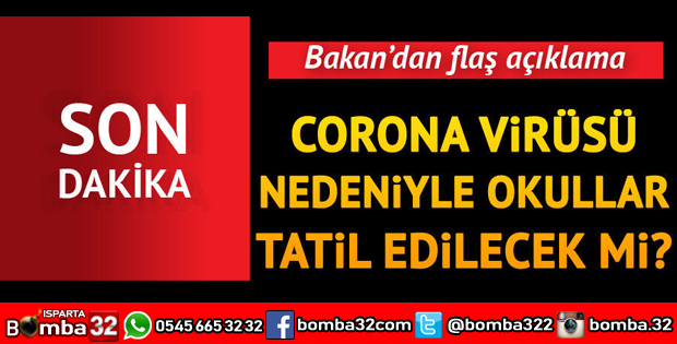 OKULLAR TATİL EDİLECEK Mİ?