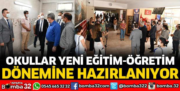 OKULLAR YENİ DÖNEME HAZIRLANIYOR