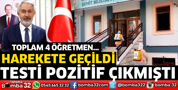 OKULLARDA DEZENFEKTE ÇALIŞMASI BAŞLATTI