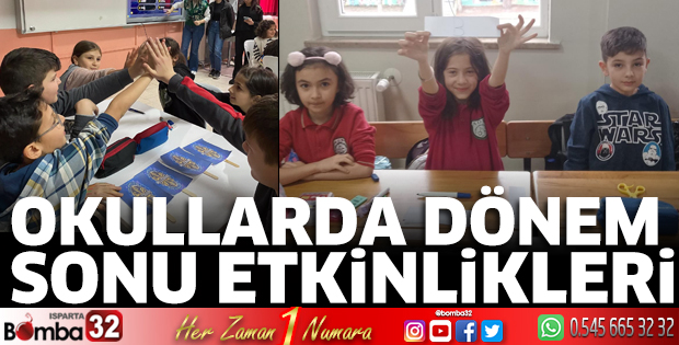 Okullarda dönem sonu etkinlikleri