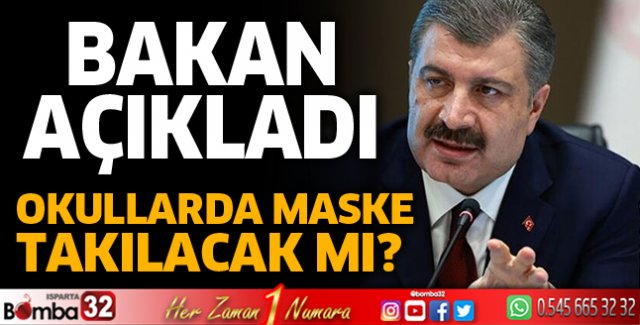 Okullarda maske takılacak mı?