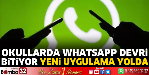 Okullarda WhatsApp devri bitiyor