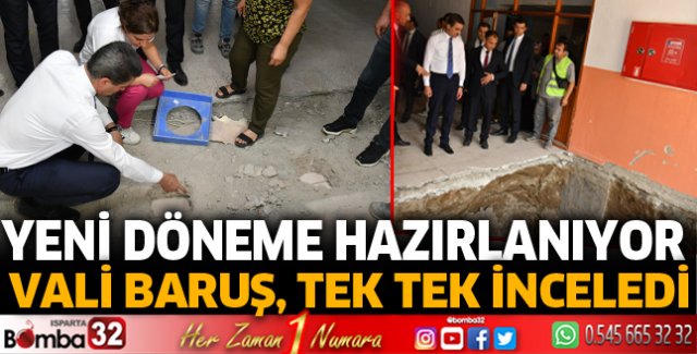 Okullardaki çalışmalar son hız devam ediyor