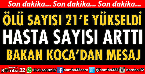ÖLENLERİN SAYISI 21’E YÜKSELDİ