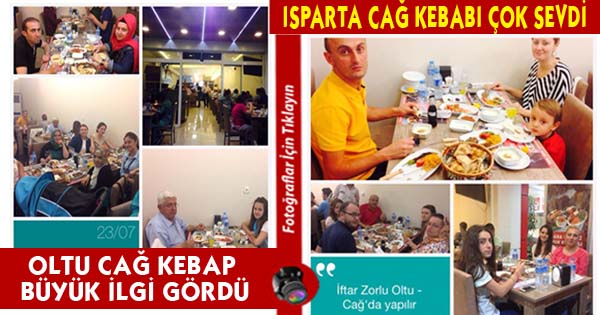 OLTU CAĞ KEBAP BÜYÜK İLGİ GÖRDÜ