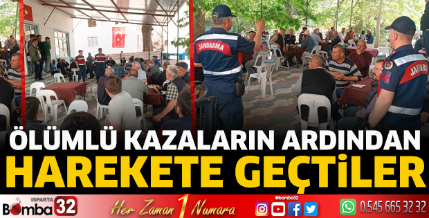 Ölümlü kazaların ardından harekete geçtiler