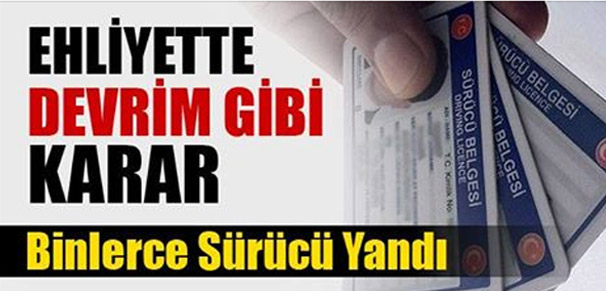 Ömür boyu ehliyet dönemi bitiyor!