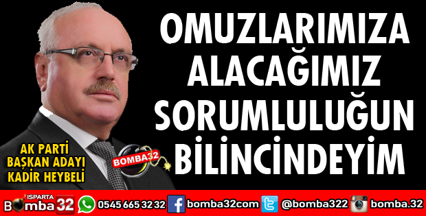 OMUZLARIMIZA ALACAĞIMIZ SORUMLULUĞUN BİLİNCİNDEYİM