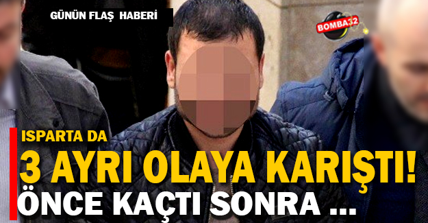 ÖNCE KAÇTI SONRA ....