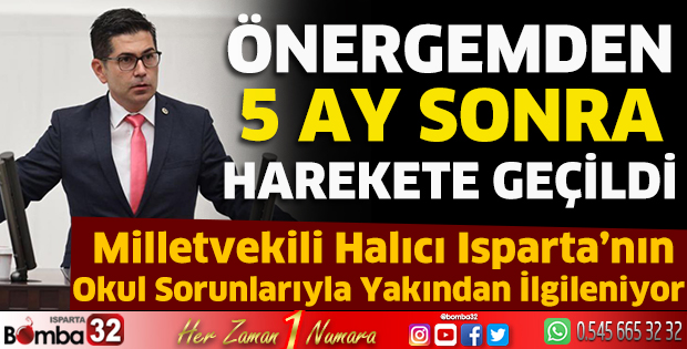 Önergemden 5 ay sonra harekete geçildi