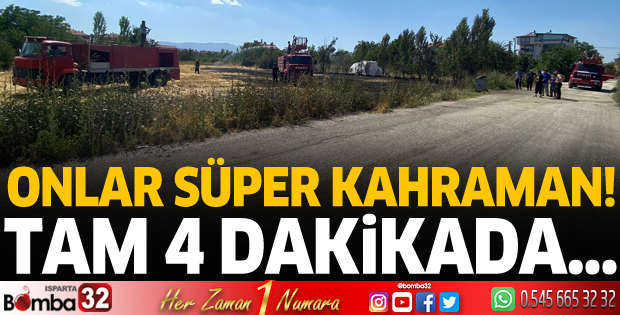 Onlar süper kahraman! Tam 4 dakikada...