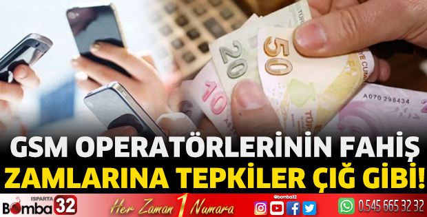 Operatörlerin fahiş zamlarına tepkiler çığ gibi!