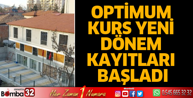 Optimum kurs yeni dönem kayıtları başladı
