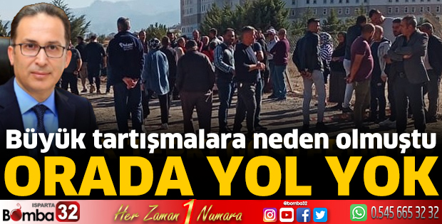 Orada yol yok