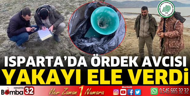 Ördek avcısı yakayı ele verdi