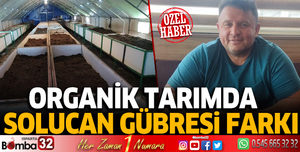 Organik tarımda solucan gübresi farkı