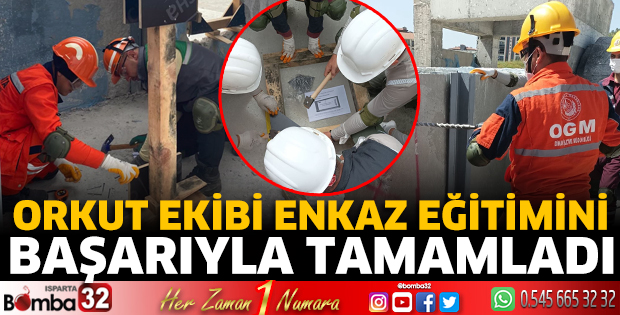 ORKUT Ekibi Enkaz Eğitimini Başarıyla Tamamladı