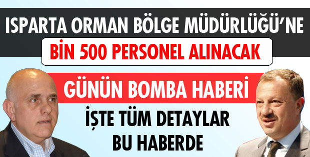 ORMAN BÖLGE MÜDÜRLÜĞÜNE İŞÇİ ALINACAK