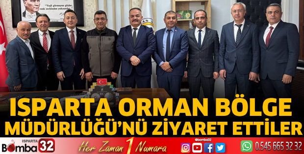 Orman Bölge Müdürlüğünü ziyaret ettiler