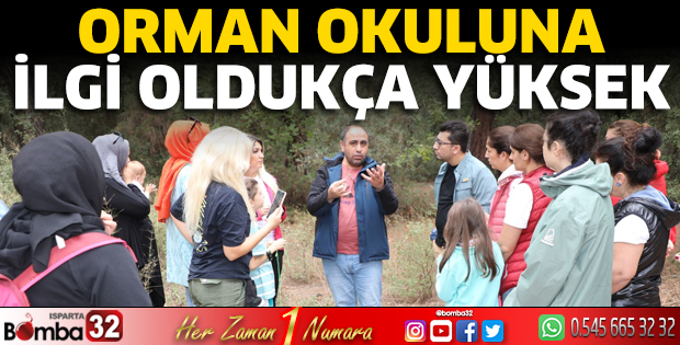 Orman okuluna ilgi oldukça yüksek