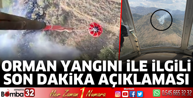 Orman yangını kontrol altına alındı 
