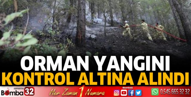 Orman yangını kontrol altına alındı
