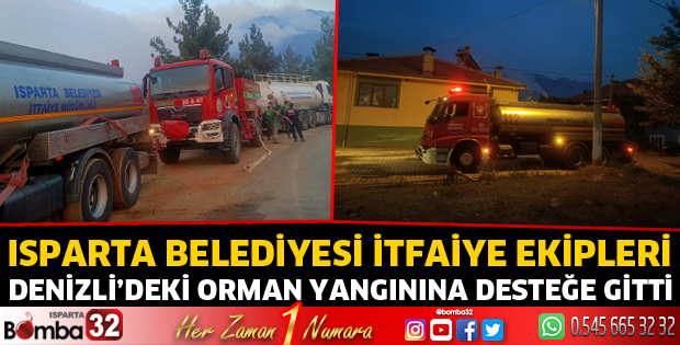 Orman yangınına müdahaleye gittiler