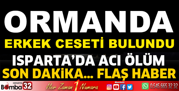 ORMANLIK ALANDA CANSIZ BEDENİ BULUNDU
