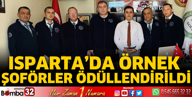 Örnek şoförler ödüllendirildi