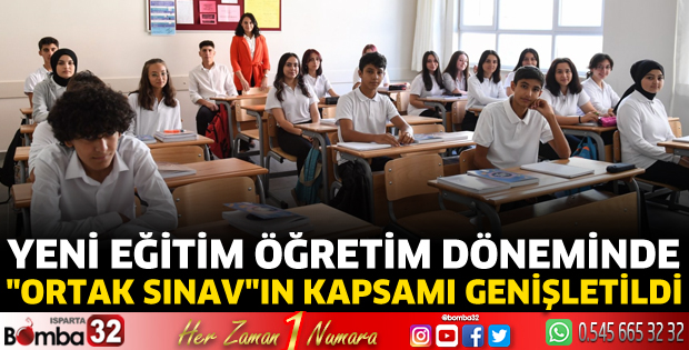 Ortak Sınav kapsamı genişletildi