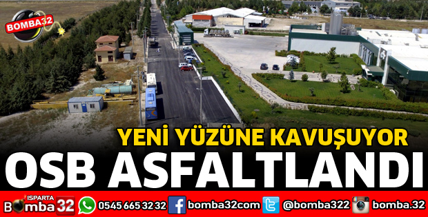 OSB YENİ YÜZÜNE KAVUŞUYOR