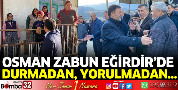 Osman Zabun Eğirdir'de