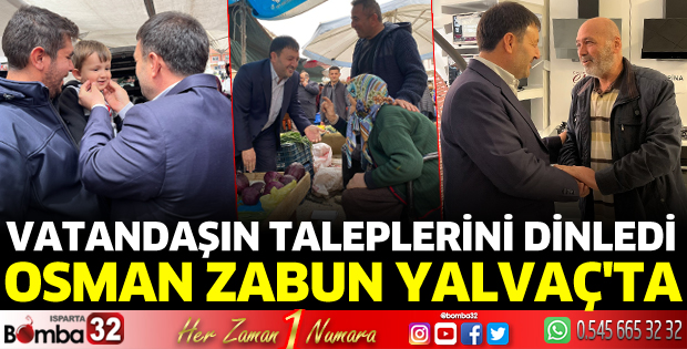 Osman Zabun Yalvaç'ta