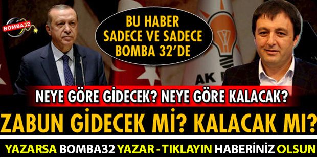 OSMAN  ZABUN'UN KARNESİ KÖTÜ İSE BAŞKANLIKTAN GİDECEK İŞTE O DETAY