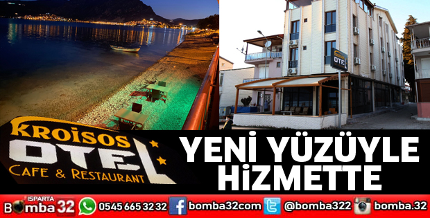 Otel Kroisos yeni yüzüyle hizmette