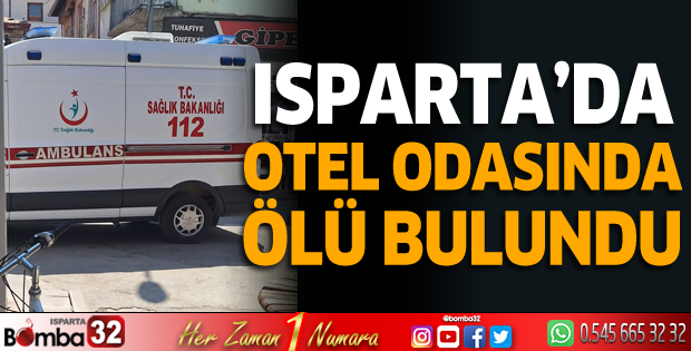 Otel odasında ölü bulundu