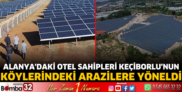 Otel sahipleri Keçiborlu’nun köylerindeki arazilere yöneldi