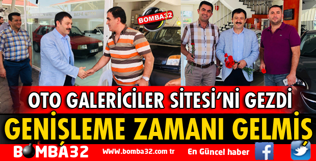 OTO GALERİCİLER SİTESİ’Nİ GEZDİ