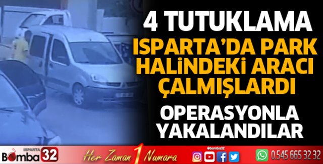 Oto hırsızları tutuklandı
