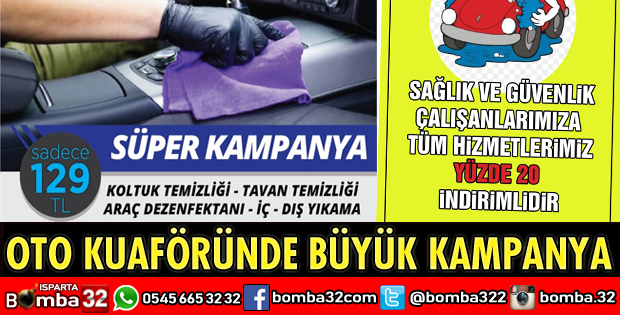 OTO KUAFÖRÜNDE BÜYÜK KAMPANYA